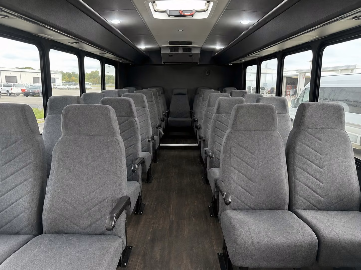 15 passenger minibus inside