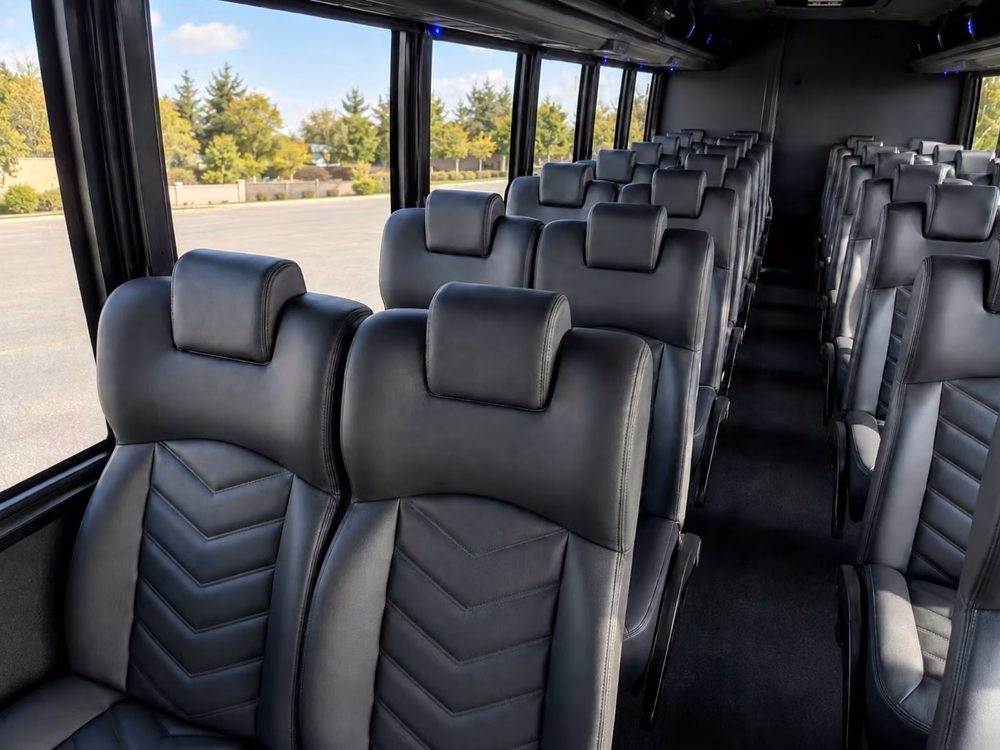 20 passenger minibus inside