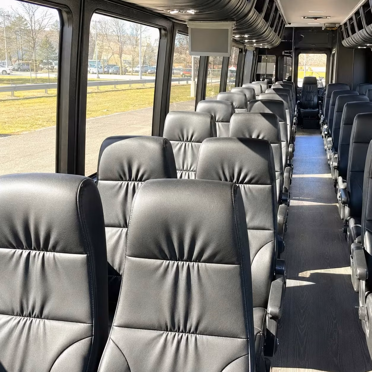25 passenger minibus interior