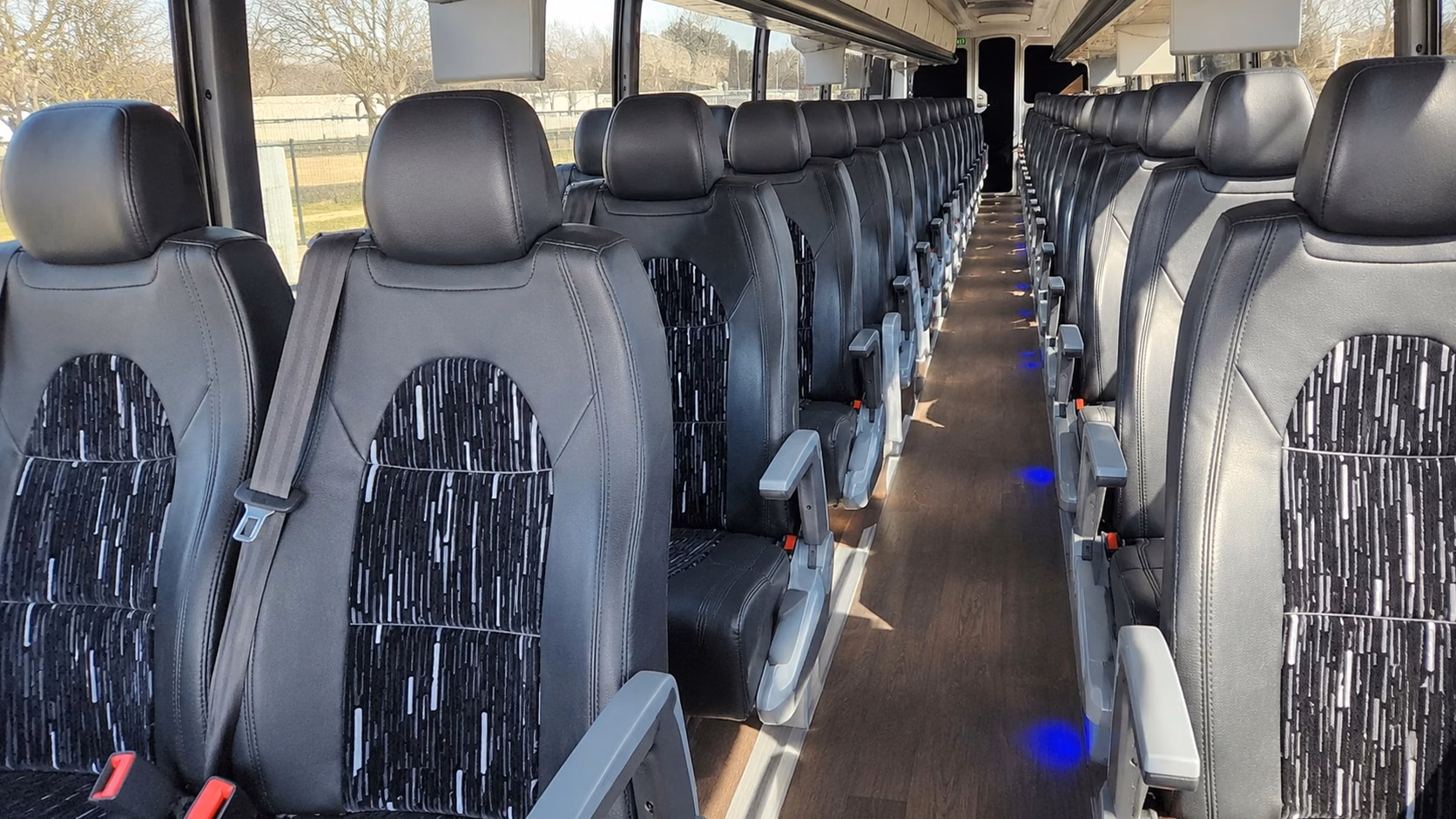 how bus type changes charter bus prices in woodland california