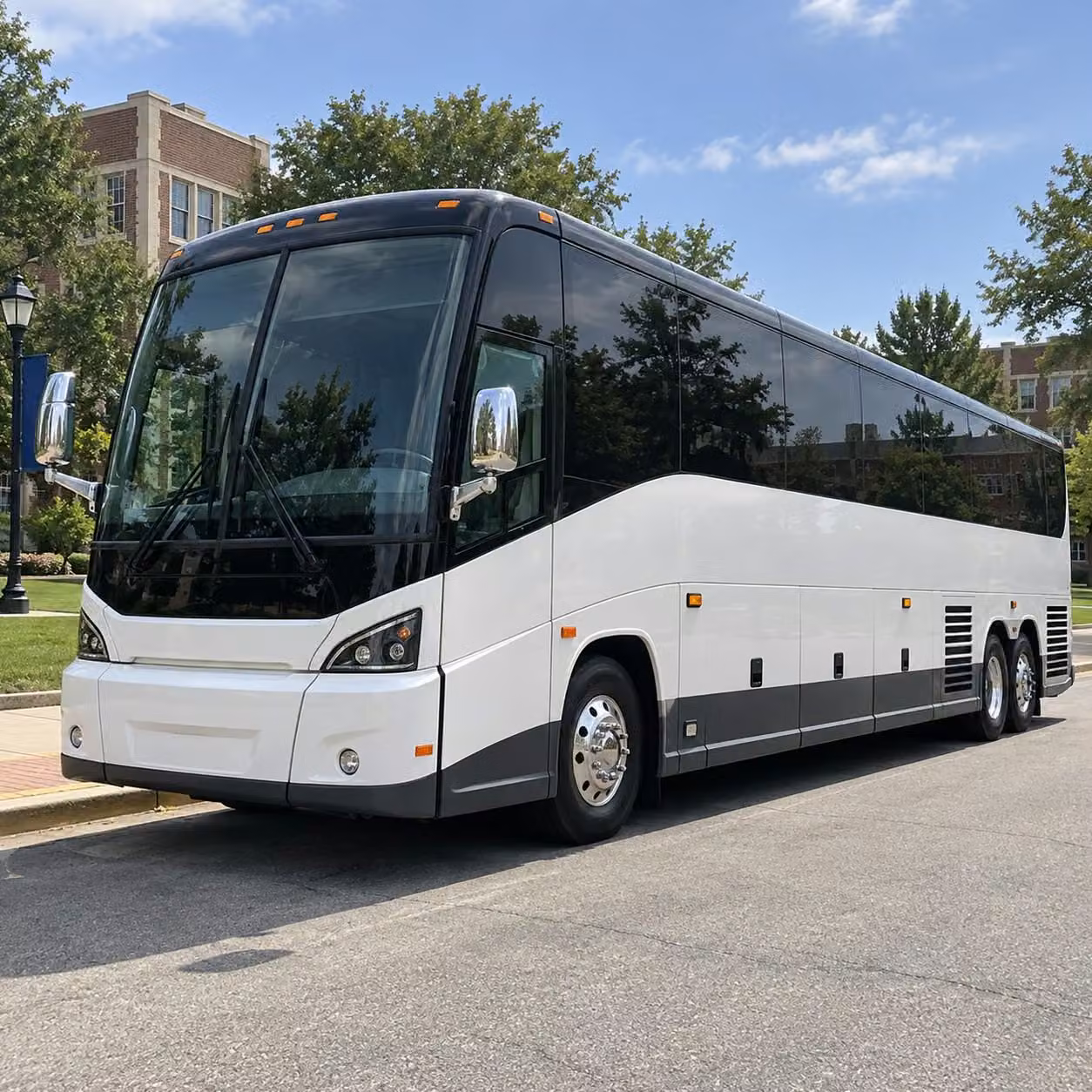 what to know about booking a bus for woodland area university and campus visits