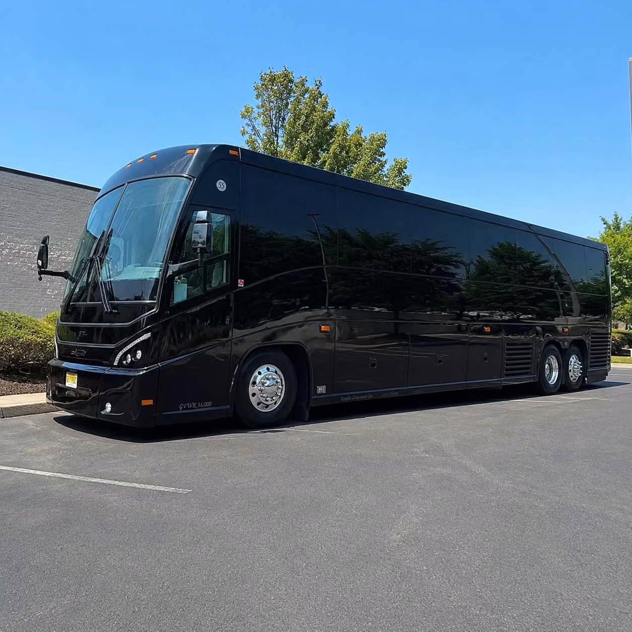 woodland long distance charter bus rentals